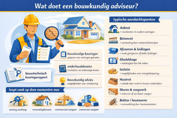 Alles over het beroep bouwkundig adviseur Wat doet een bouwkundig adviseur